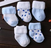 5 pairs Baby Socks Floor Non-slip Cotton Cartoon Doll socks with bells Baby Girls Boys Soft Cute Accessories