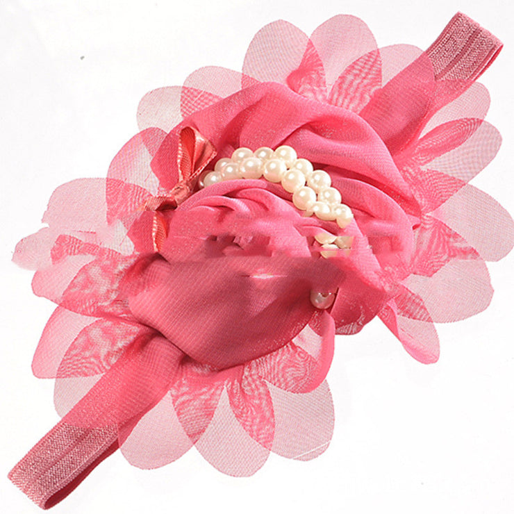 Flower Headband Baby Chiffon Hair Accessories Headband Headband