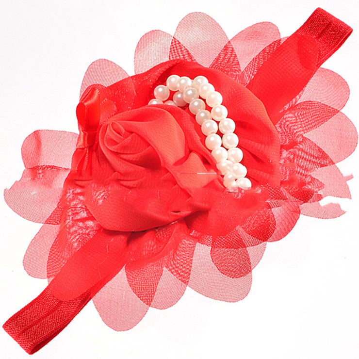 Flower Headband Baby Chiffon Hair Accessories Headband Headband