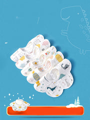 Rotating Flower Waterproof Baby Cloths Saliva Towel Cartoon Soft Round Baby Bibs Feeding Scarf