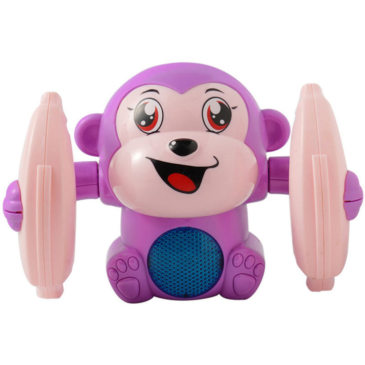 Baby Toys Electric Tumbling Monkey Light Music Puzzle Sound Tipping Monkey Kids Toys Early Educational Toys For Children Gifts