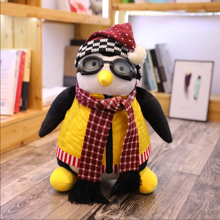 Serious   Joey's   HUGSY Plush Toys PENGUIN Rachel Stuffed Doll Toys For Children Kids Birthday Christmas Gift 18