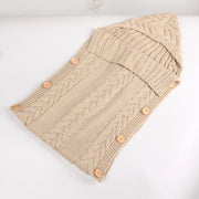 knitted baby sleeping bag