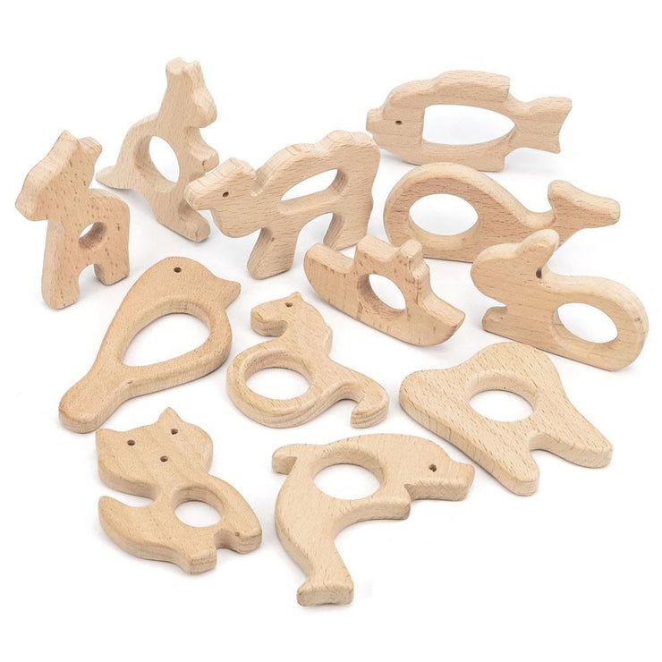 Baby Beech Wood Molar Stick Jewelry Accessories