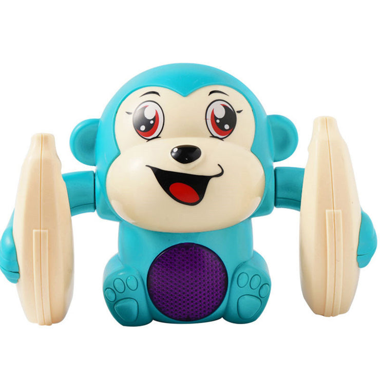 Baby Toys Electric Tumbling Monkey Light Music Puzzle Sound Tipping Monkey Kids Toys Early Educational Toys For Children Gifts