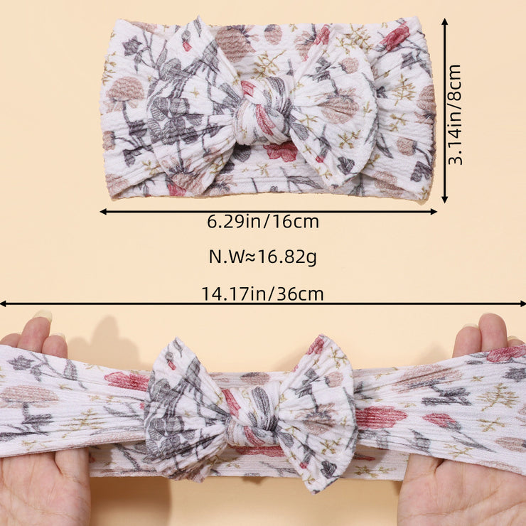 Children's Hair Accessories Baby Digital Printing Bow