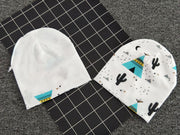 Borderless Printing Baby Pullover Cotton Cap