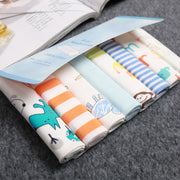 Newborn Cotton Gauze Saliva Towel Foreign Trade Baby Feeding Towel 8 Packs