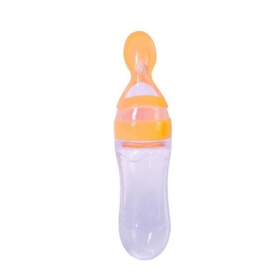 SpoonSqueeze: Innovative Infant Feeding Bottle with Spoon