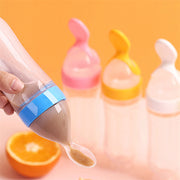 SpoonSqueeze: Innovative Infant Feeding Bottle with Spoon