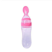 SpoonSqueeze: Innovative Infant Feeding Bottle with Spoon