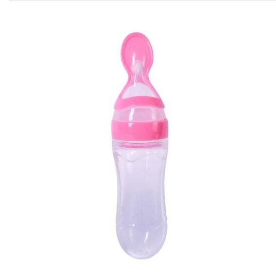 SpoonSqueeze: Innovative Infant Feeding Bottle with Spoon