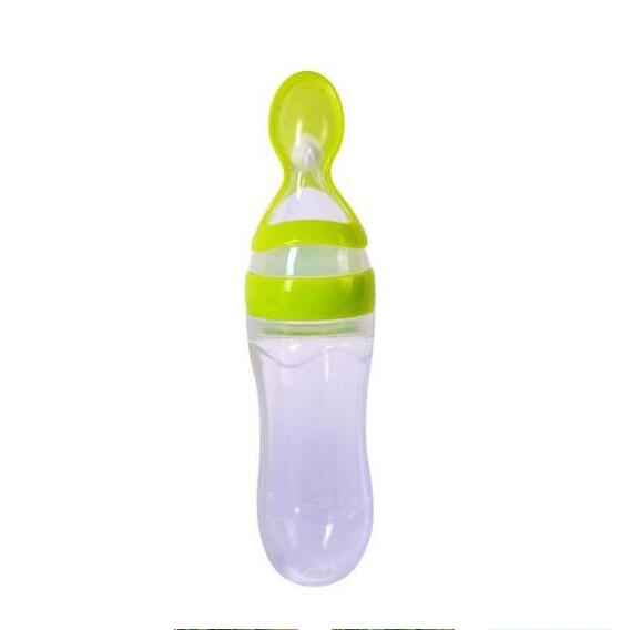 SpoonSqueeze: Innovative Infant Feeding Bottle with Spoon