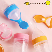 SpoonSqueeze: Innovative Infant Feeding Bottle with Spoon